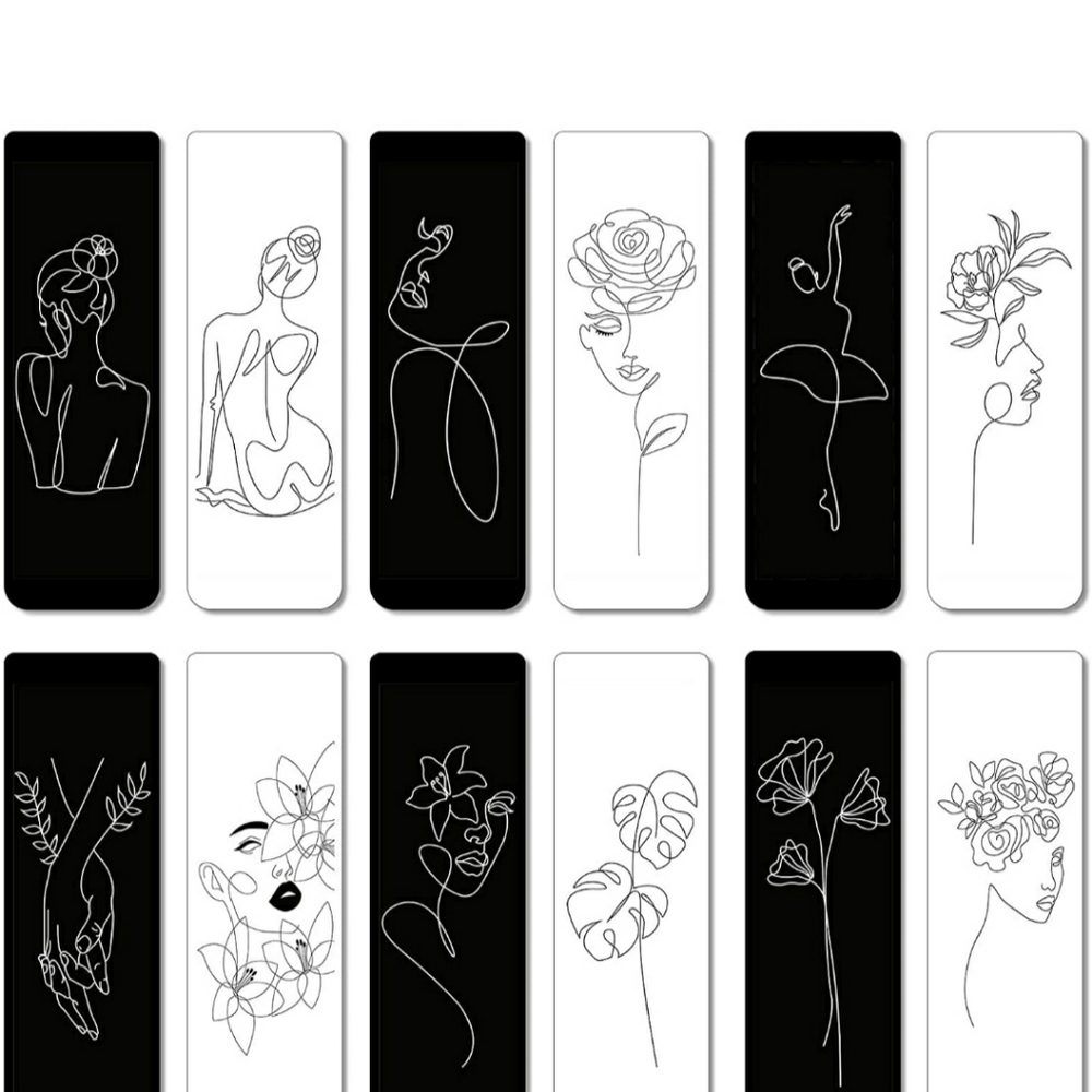 Abstract Art Magnetic Bookmarks